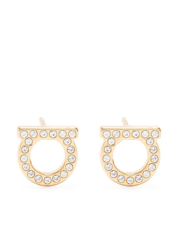 Ferragamo Gancini Earrings — Gold