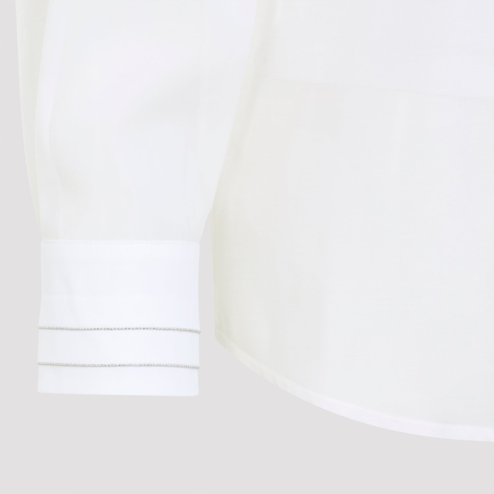 Organza Shirt Nude & Neutrals Cotton Silk