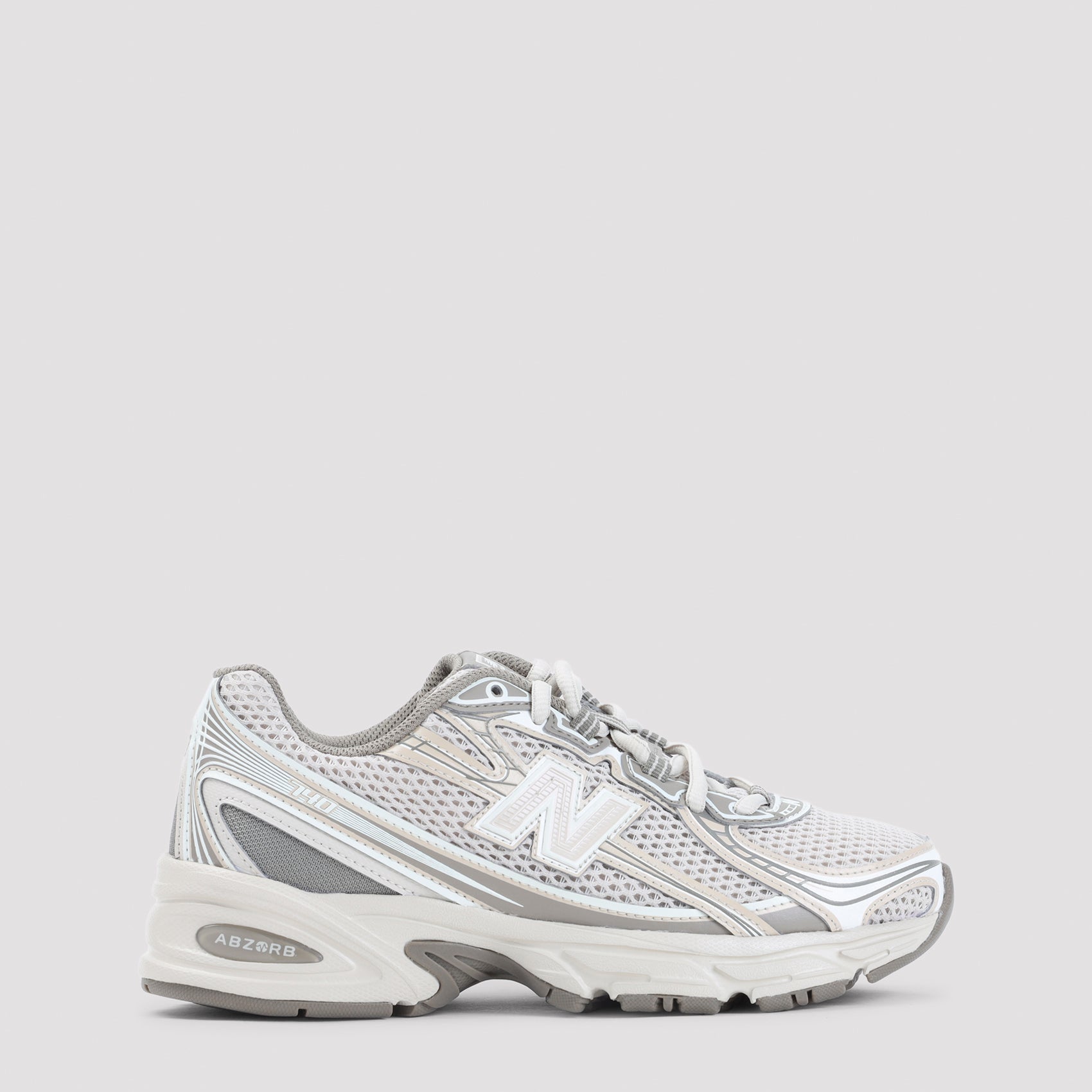 740 Sneakers Nude & Neutrals Textile Rubber Shoe