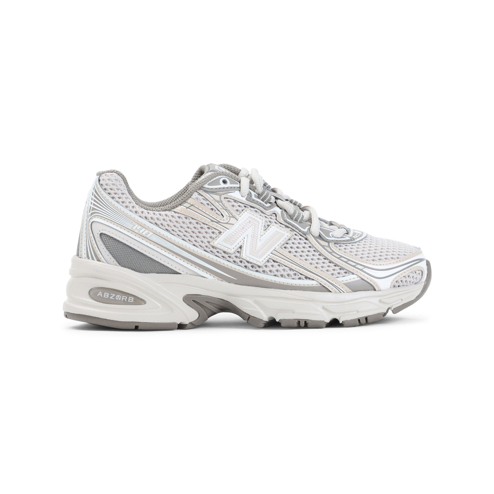 740 Sneakers Nude & Neutrals Textile Rubber Shoe