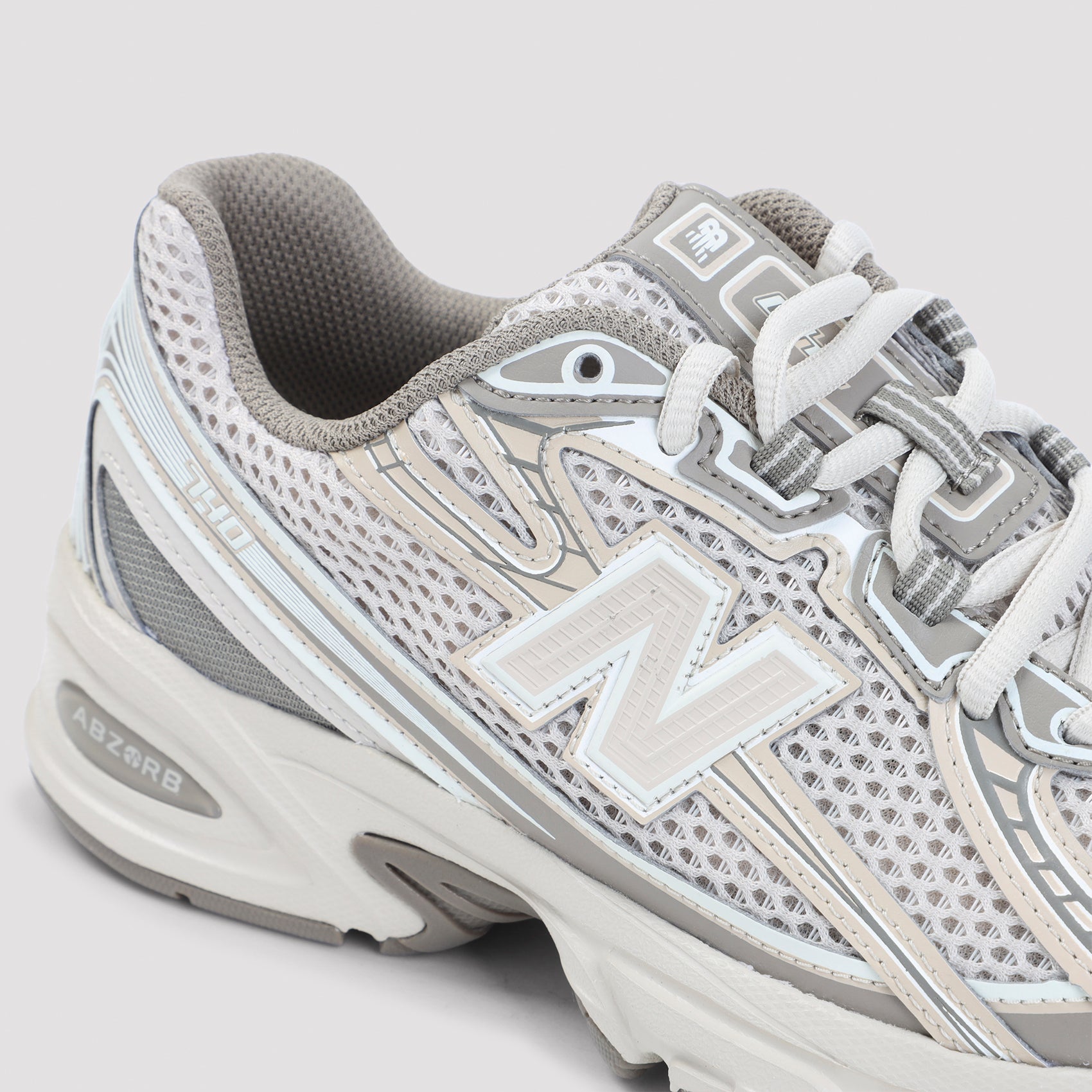 740 Sneakers Nude & Neutrals Textile Rubber Shoe