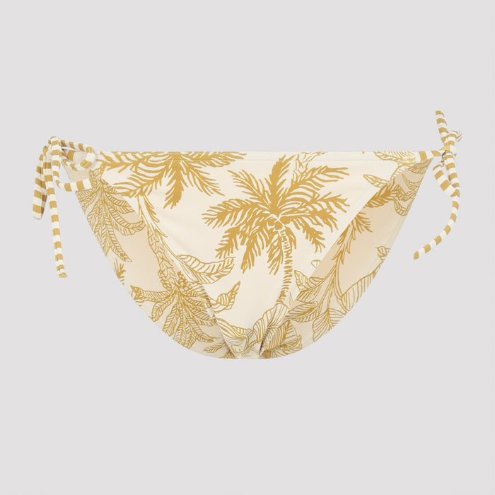 Solarium Bottom Bikini White Polyamide Elastane Swimwear