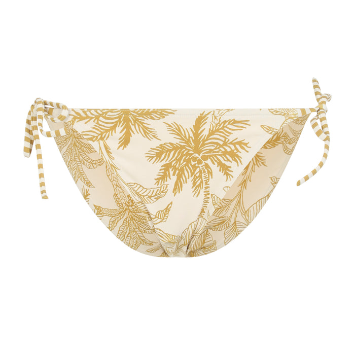 Solarium Bottom Bikini White Polyamide Elastane Swimwear