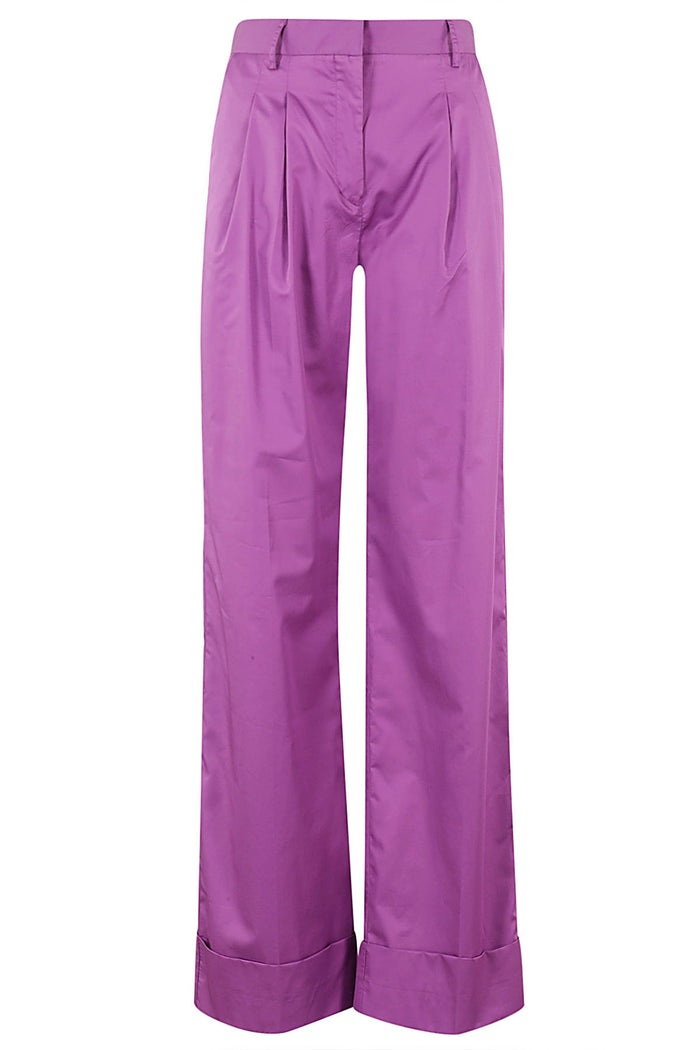 Nathalie Pink & Purple Cotton Pantaloni