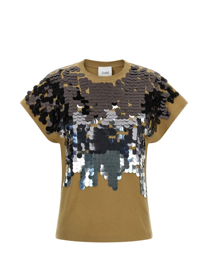 Crew Neck T-shirt Green Tshirt