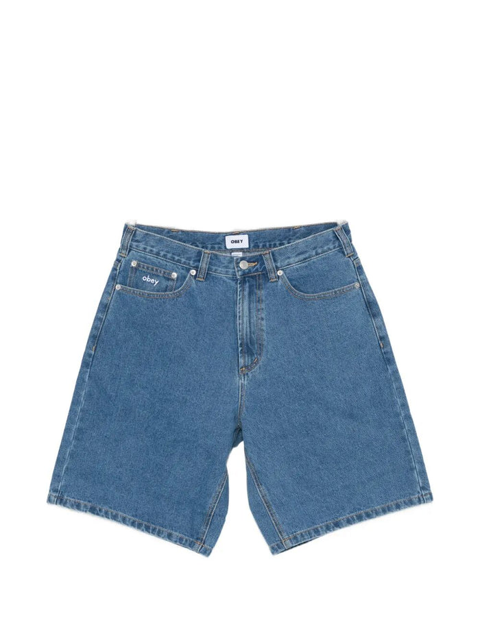 Bigwig Baggy Denim Short Blue Pant