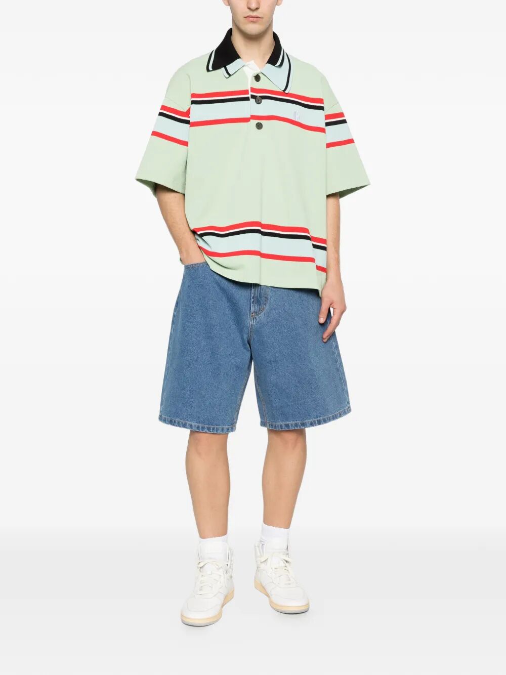 Bigwig Baggy Denim Short Blue Pant