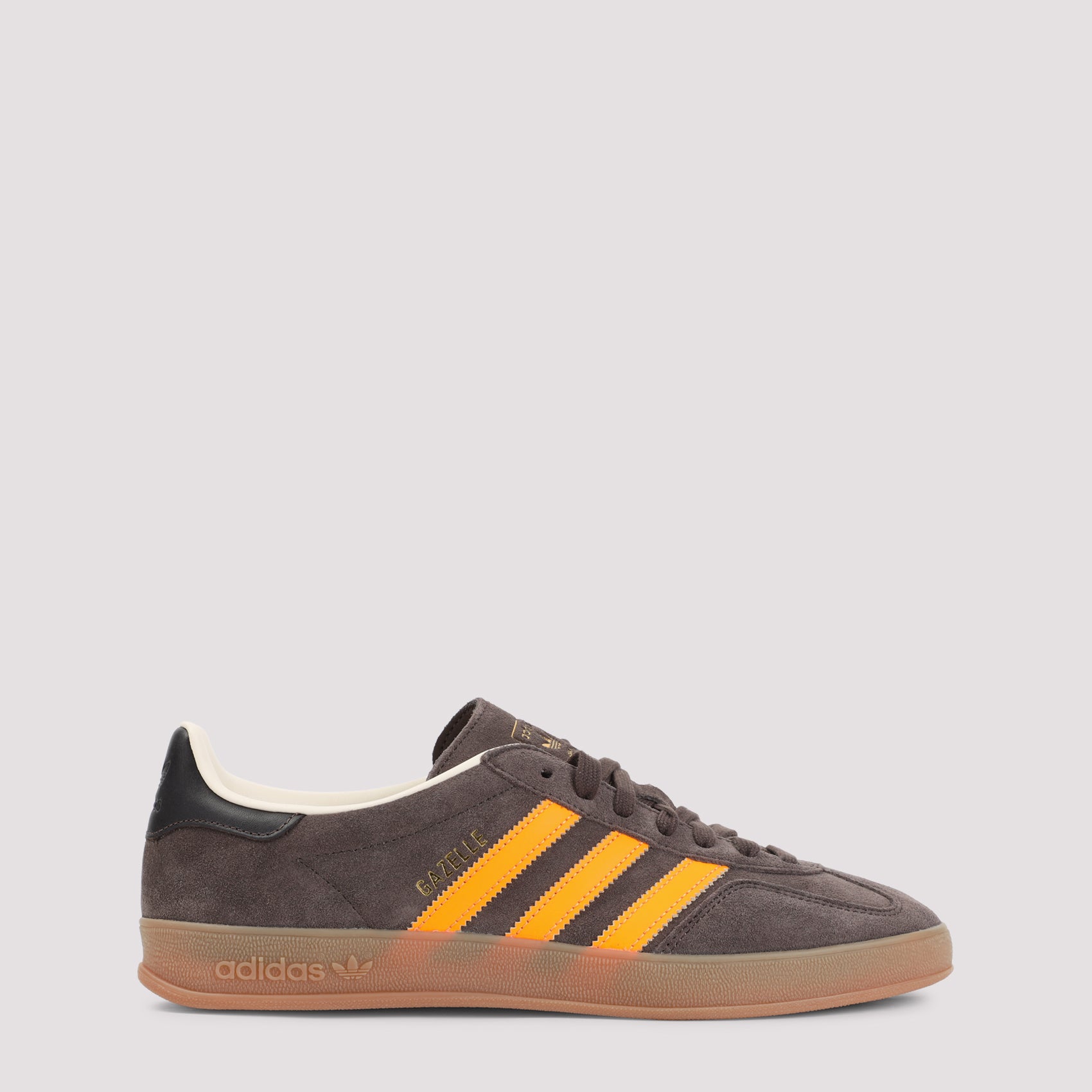 Gazelle Indoor Sneakers Brown Suede Leather Rubber Shoe