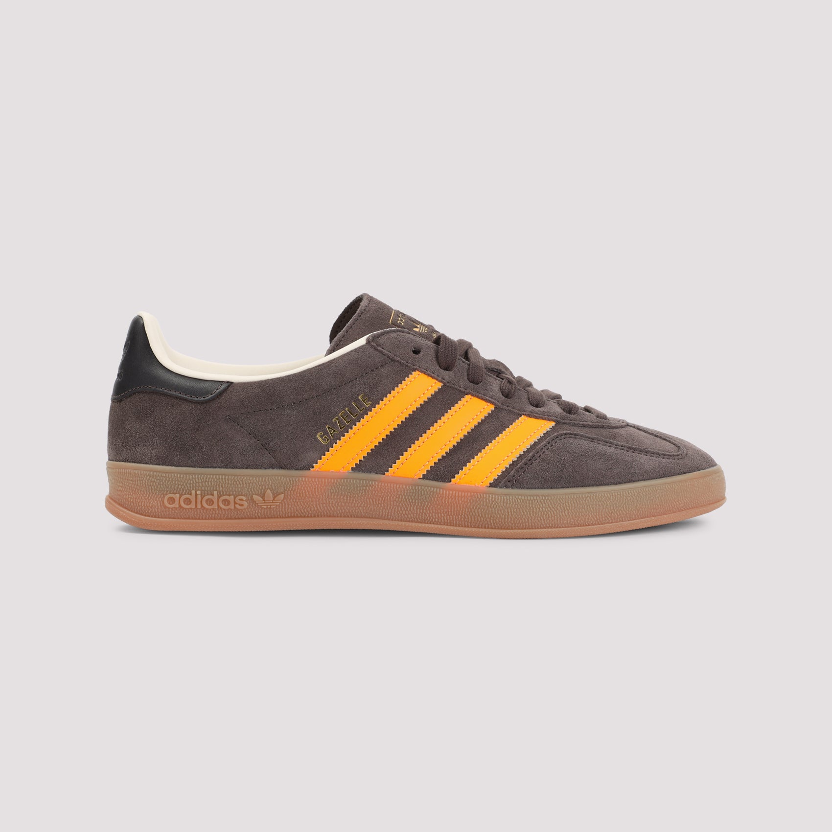Gazelle Indoor Sneakers Brown Suede Leather Rubber Shoe