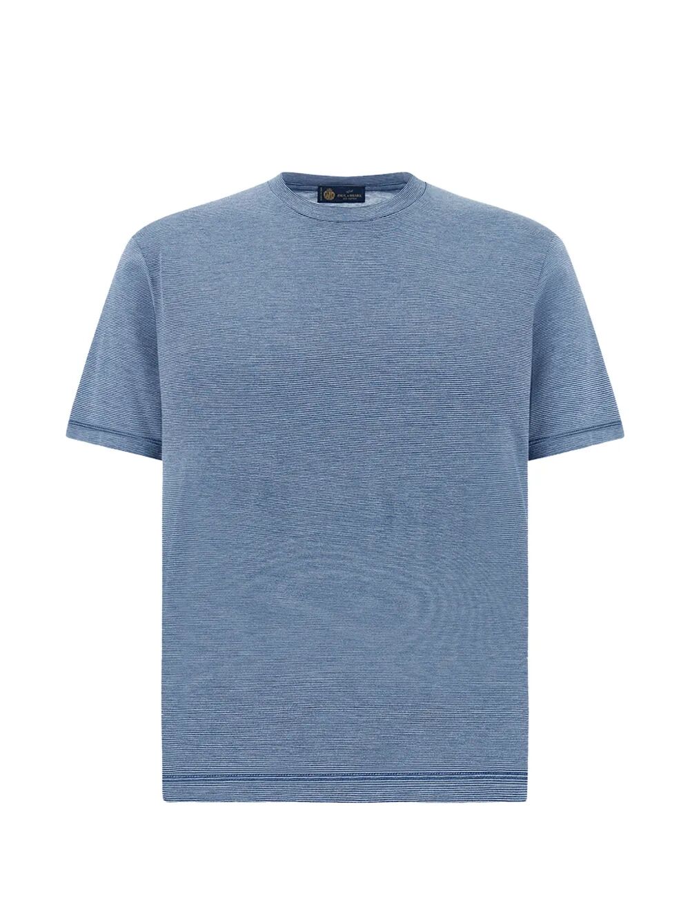 T-shirt Blue Cotton Silk Tshirt