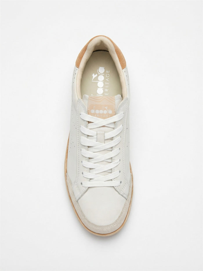 Prestige Plain Used Brown Bovine Leather+pig Leather Shoe