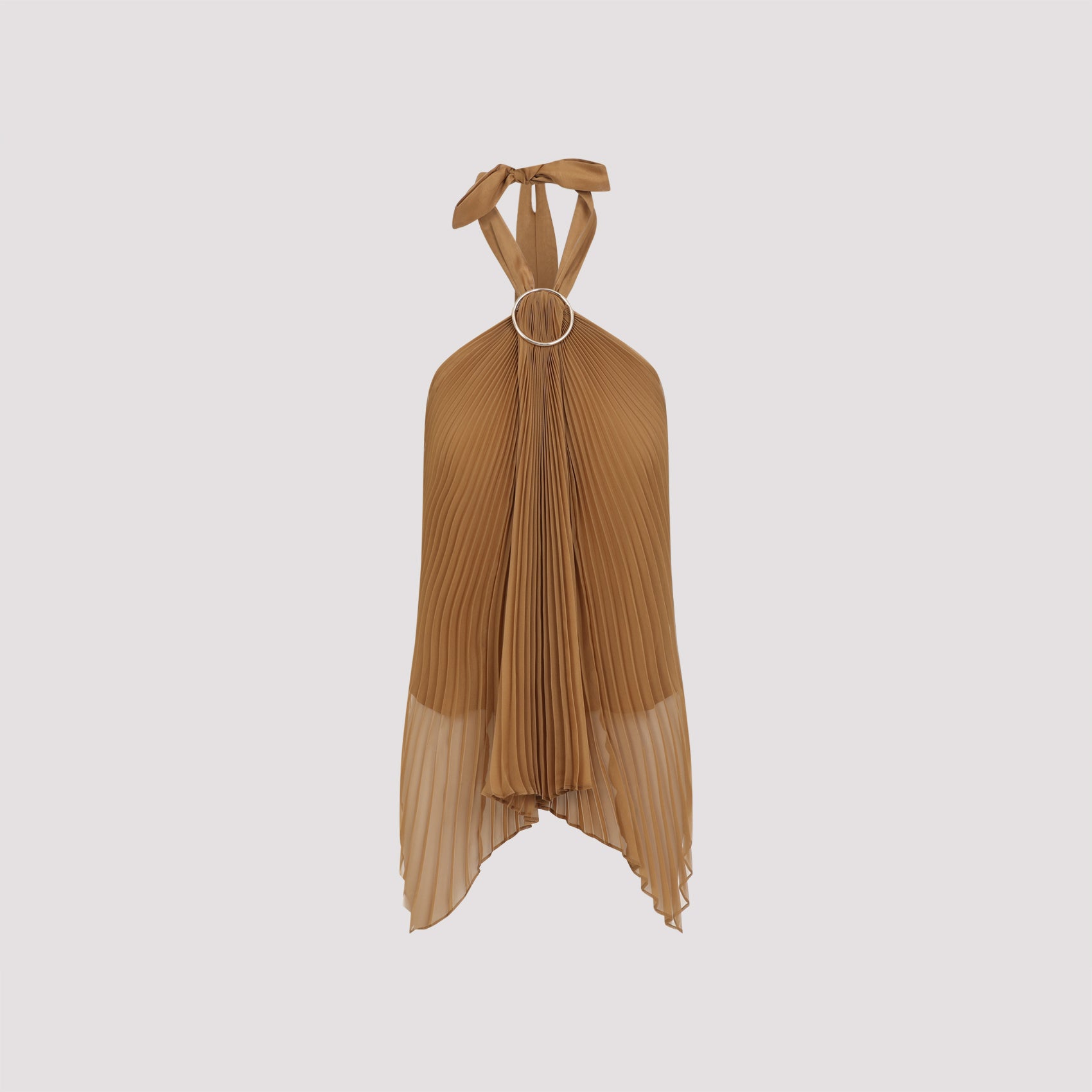 Valzer Top Nude & Neutrals Polyester