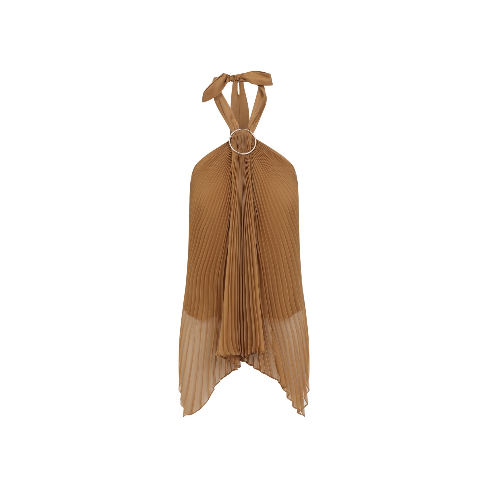 Valzer Top Nude & Neutrals Polyester