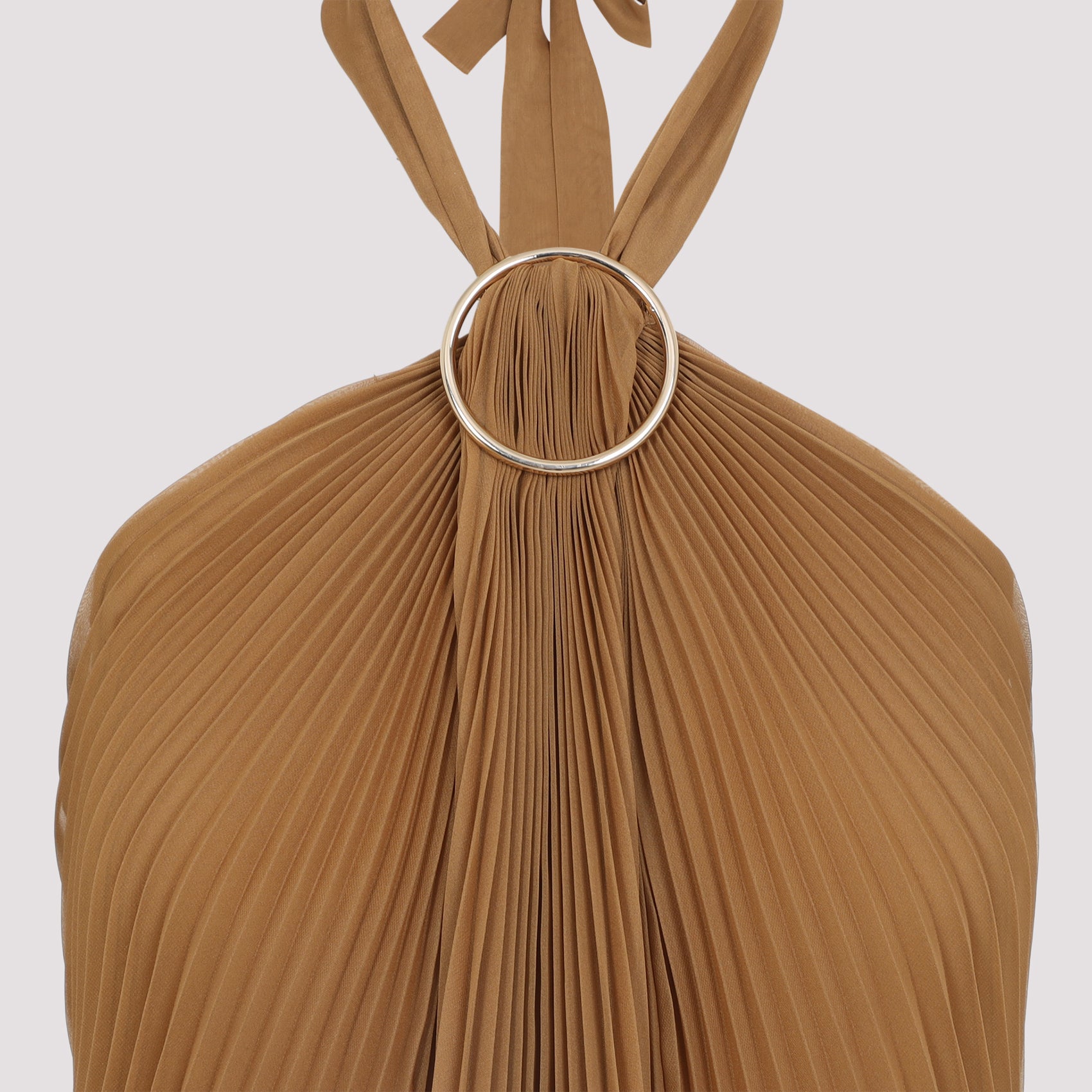 Valzer Top Nude & Neutrals Polyester