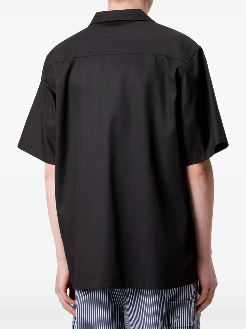 S-s Delray Shirt Black 60/tencel/cotton Twill