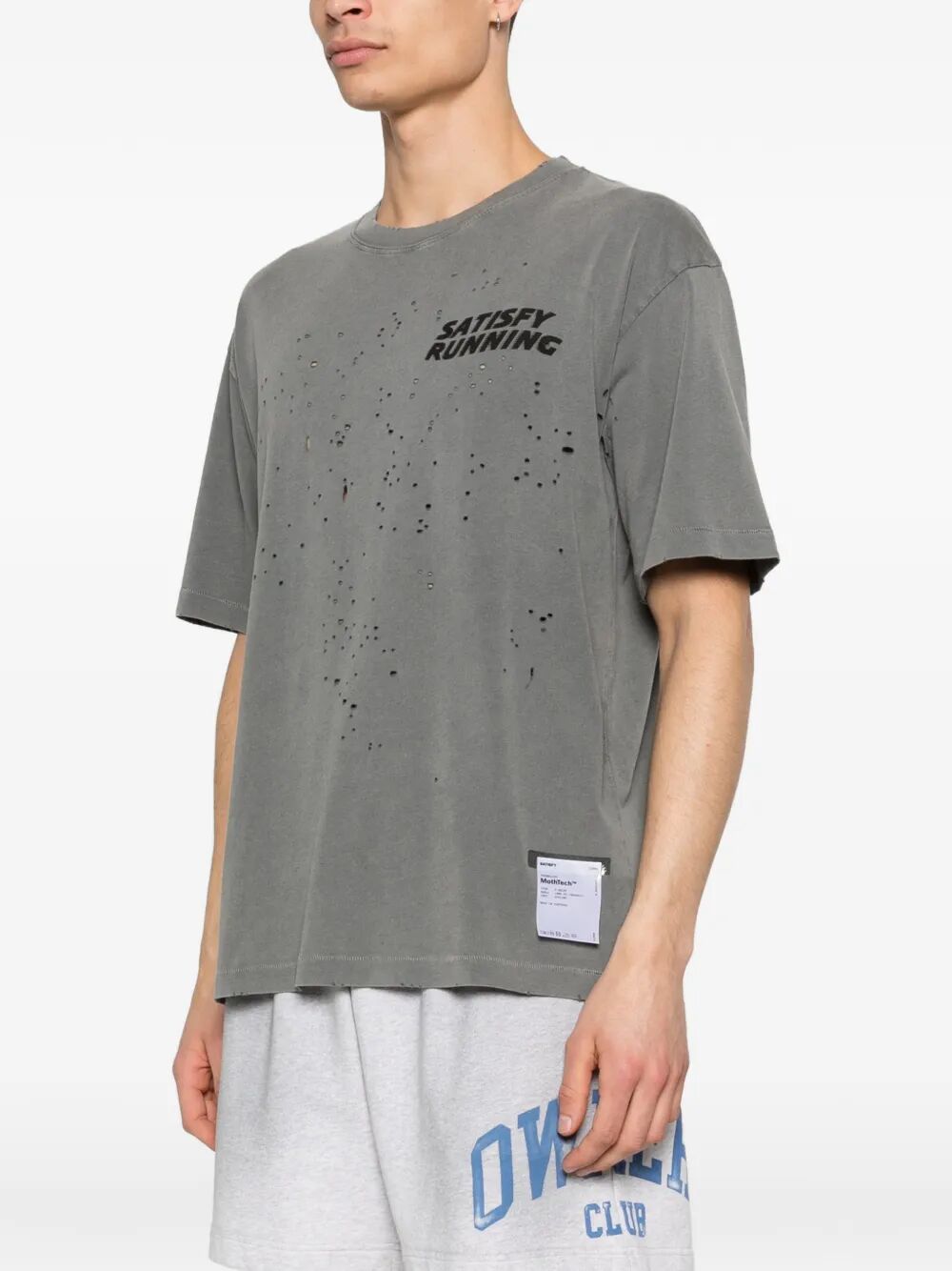 Mothtech T Shirt Black Cotton Tshirt