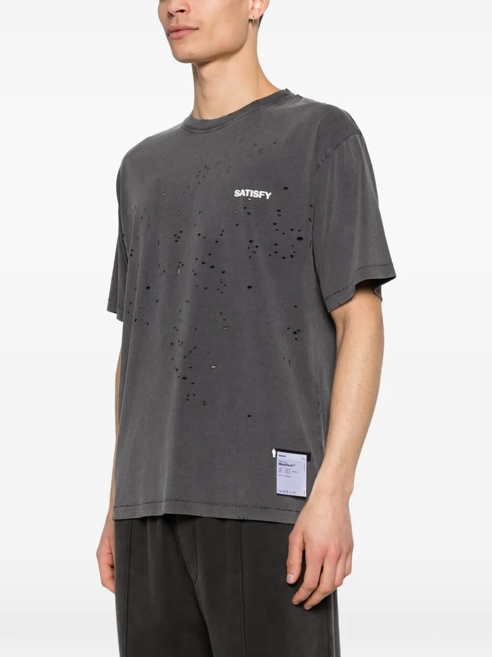 Mothtech T Shirt Black Cotton Tshirt