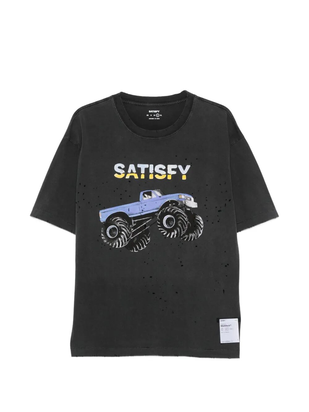 Mothtech T Shirt Black Cotton Tshirt