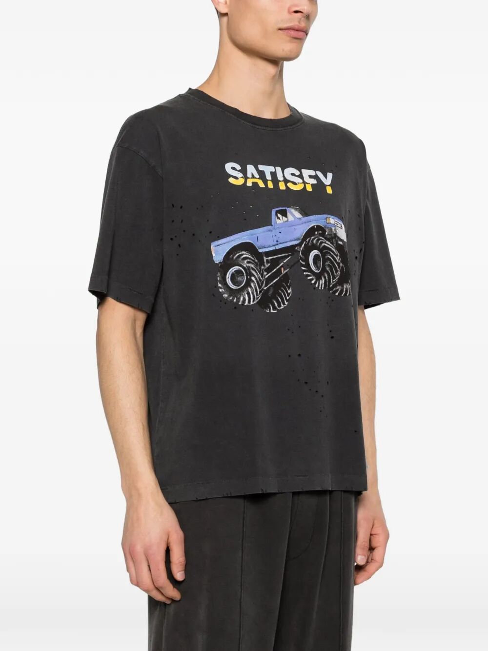 Mothtech T Shirt Black Cotton Tshirt