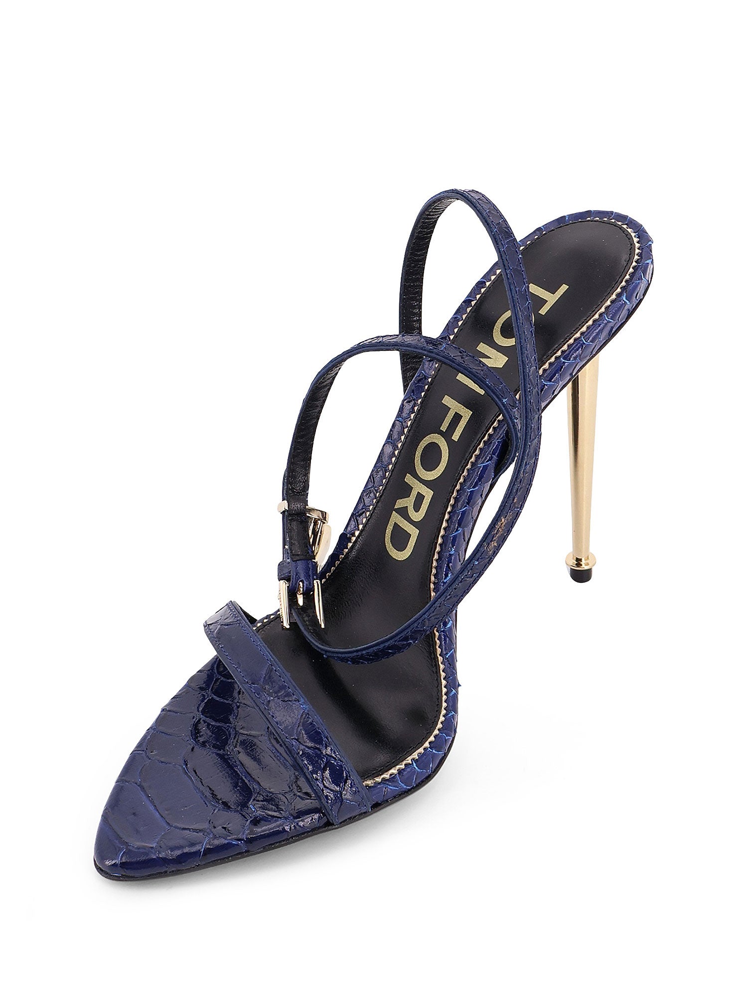 Tom Ford Sandals Sea Blue Pelle