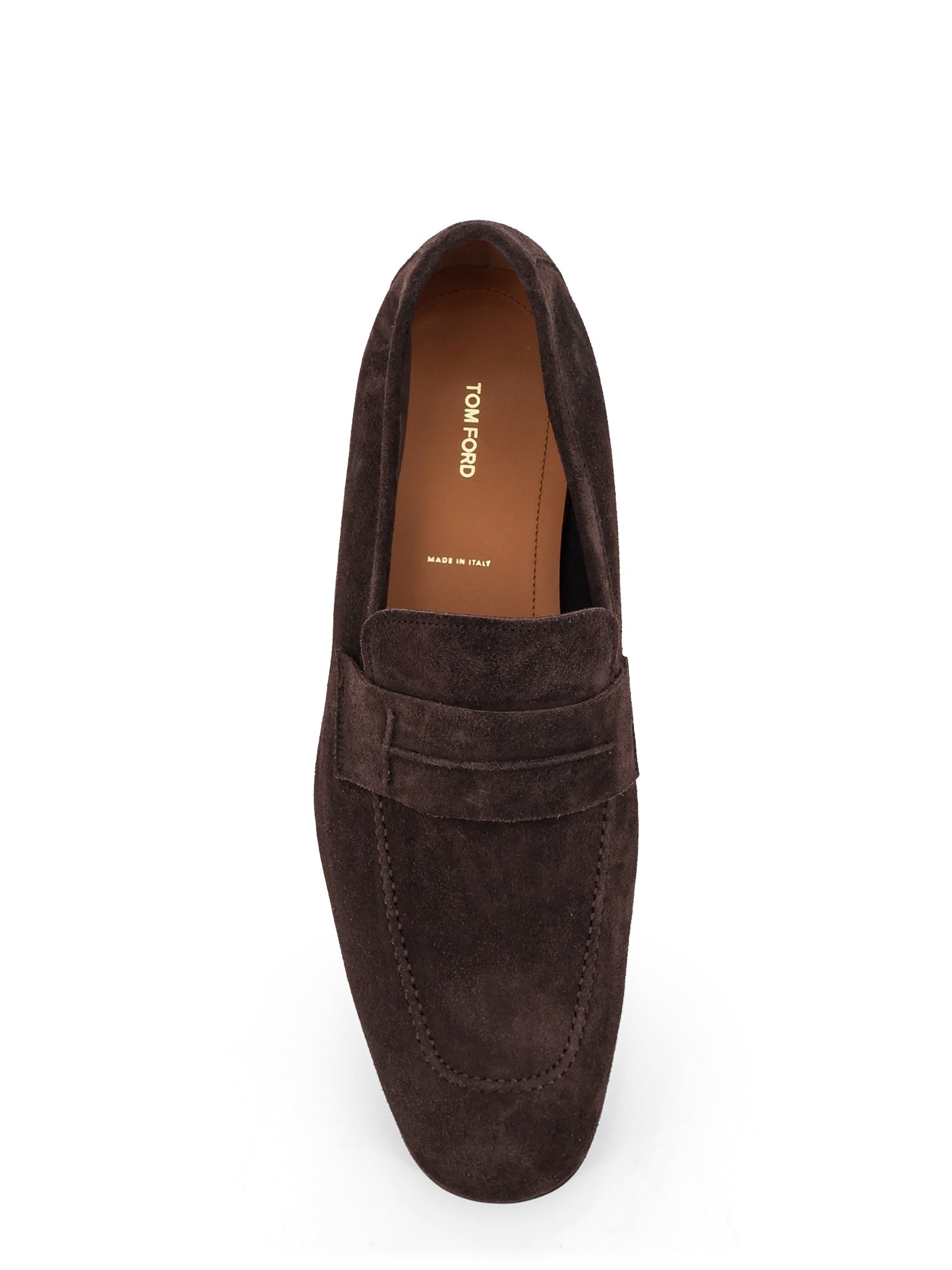 Tom Ford Flat shoes Coffee Pelle