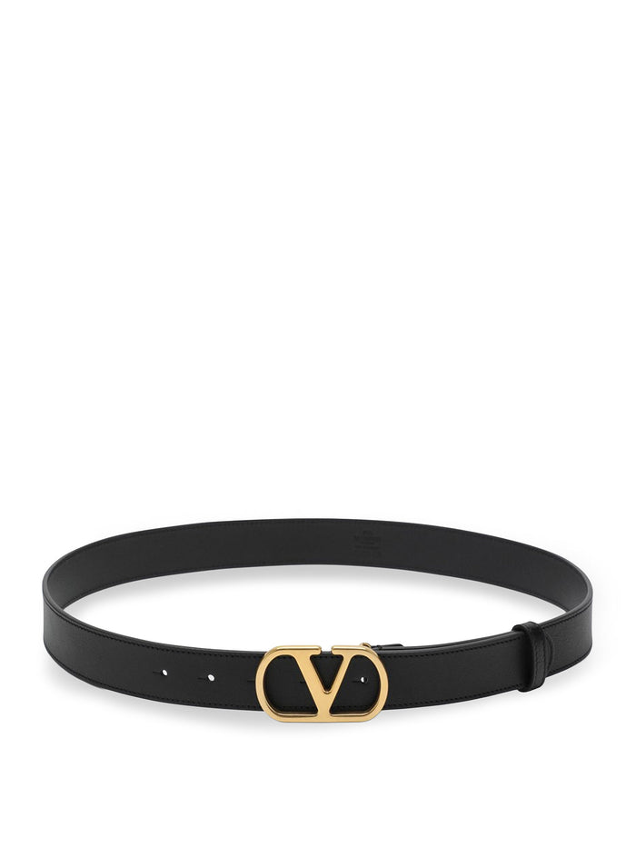 Valentino Garavani Belts Black Pelle