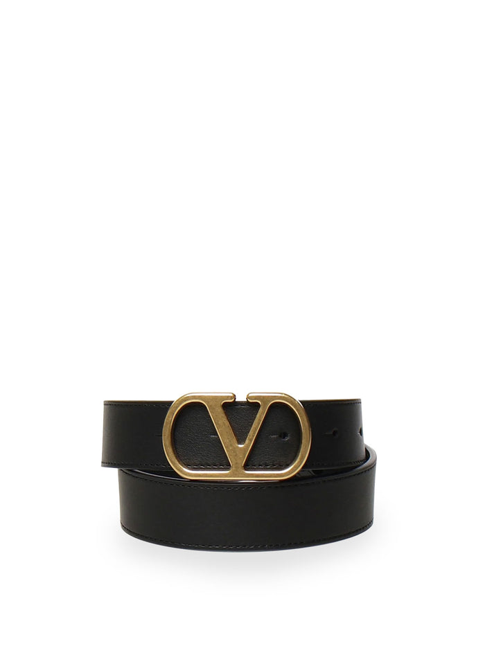 Valentino Garavani Belts Black Pelle