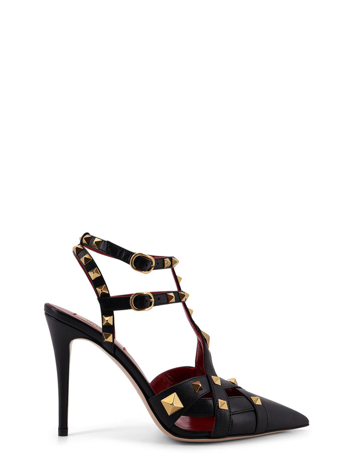 Valentino Garavani With Heel Black Pelle