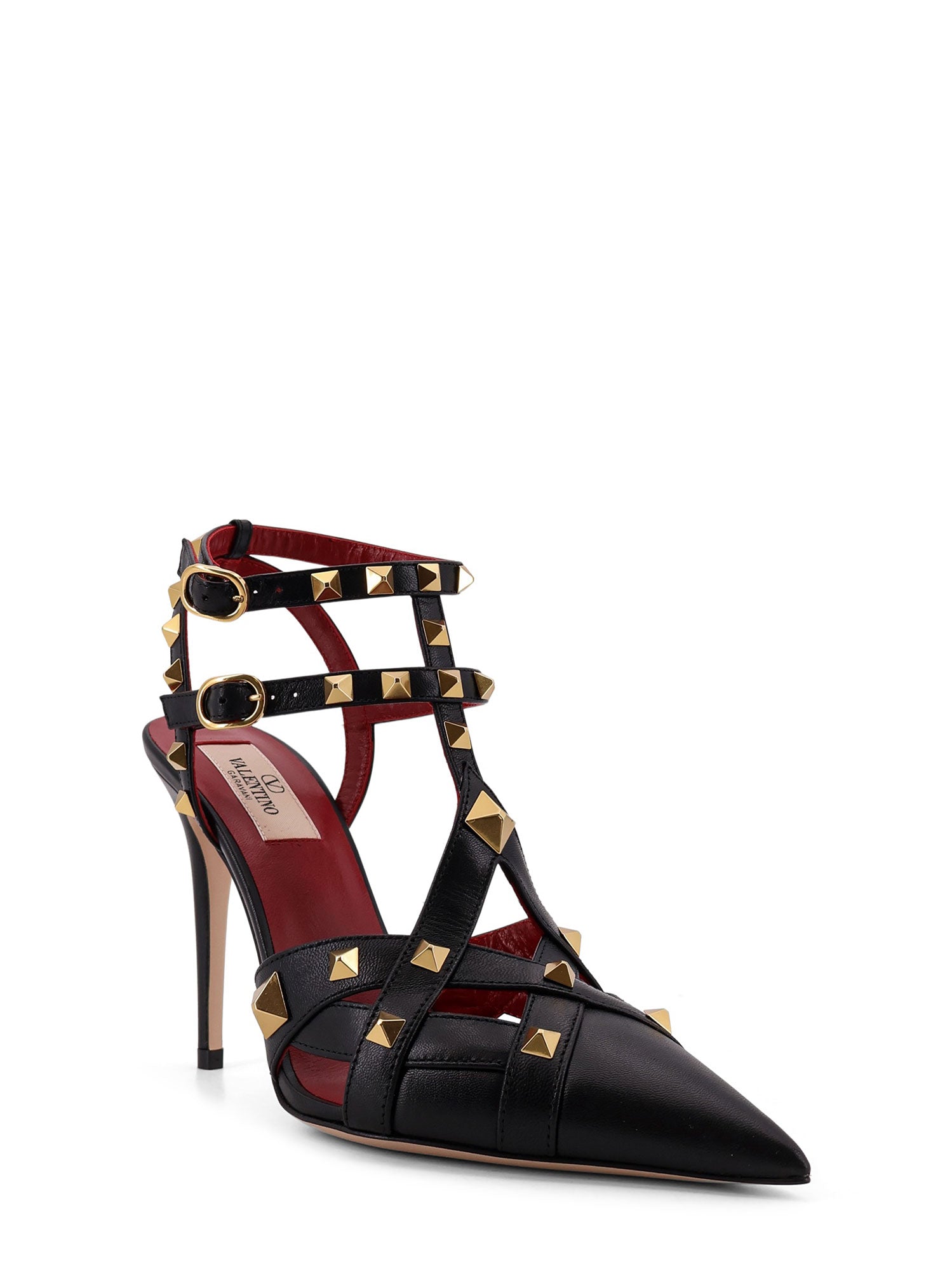 Valentino Garavani With Heel Black Pelle