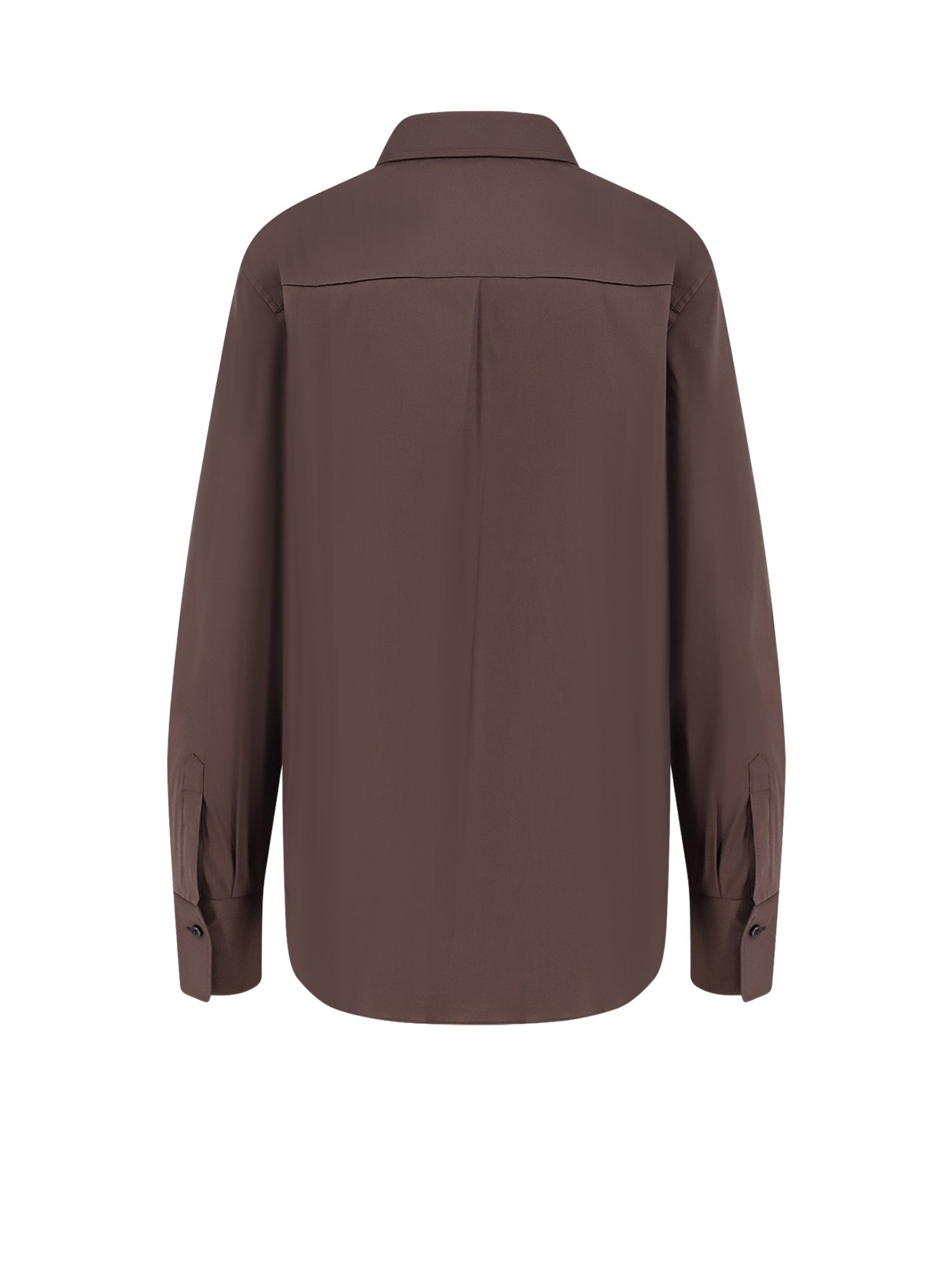 Brunello Cucinelli Shirts Dark Brown Cotone