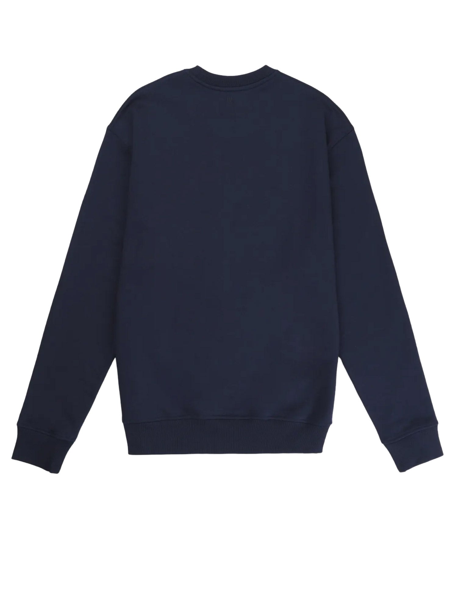 Ami Paris Sweaters Bleu Nuit Cotone