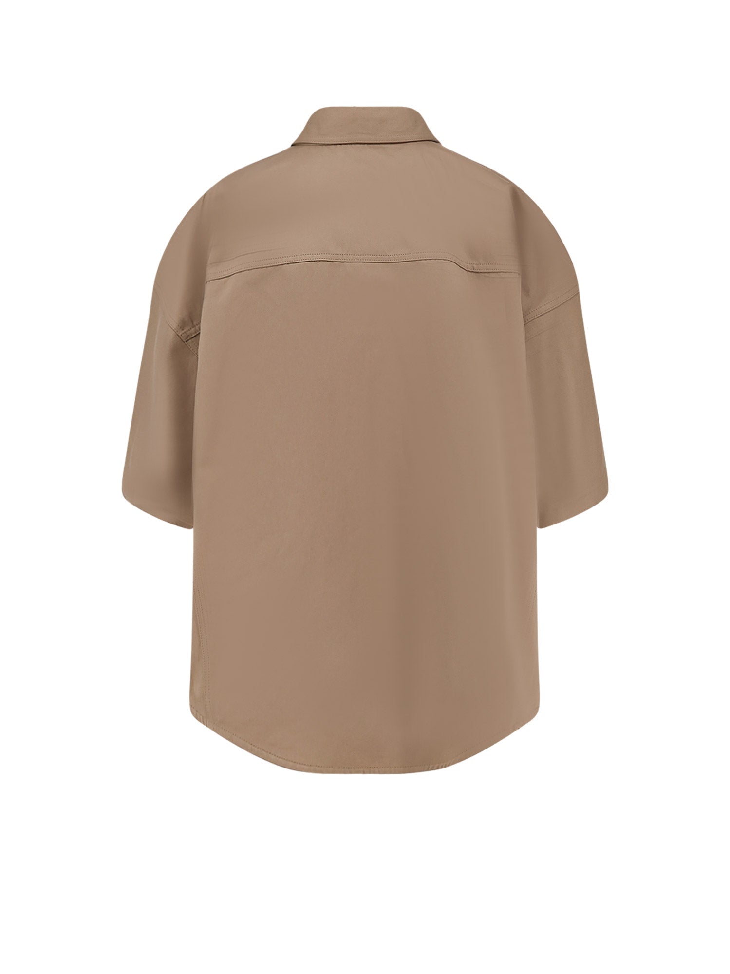 Brunello Cucinelli Shirts Brown Cotone