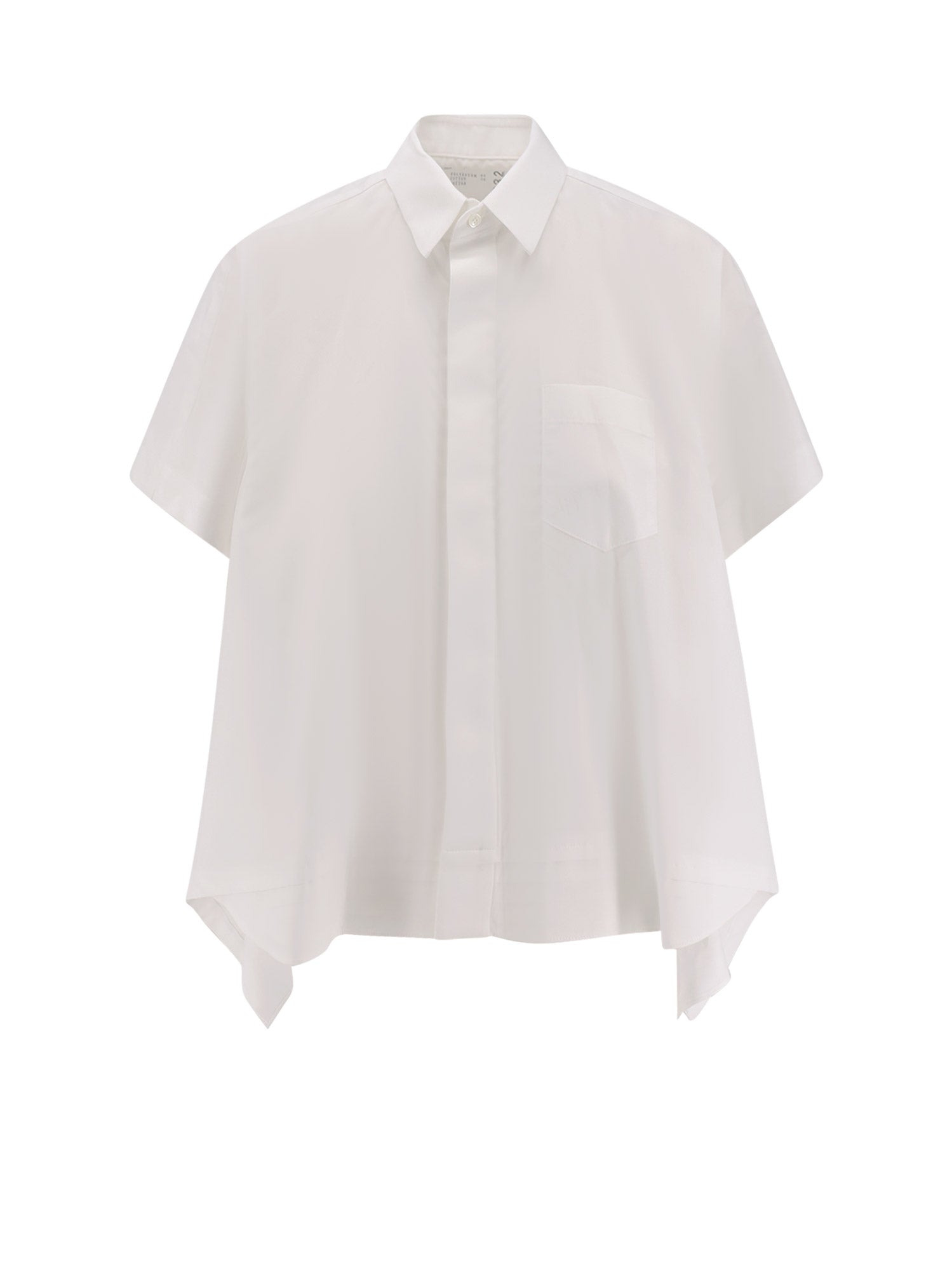 Sacai Shirts Beige Poliestere