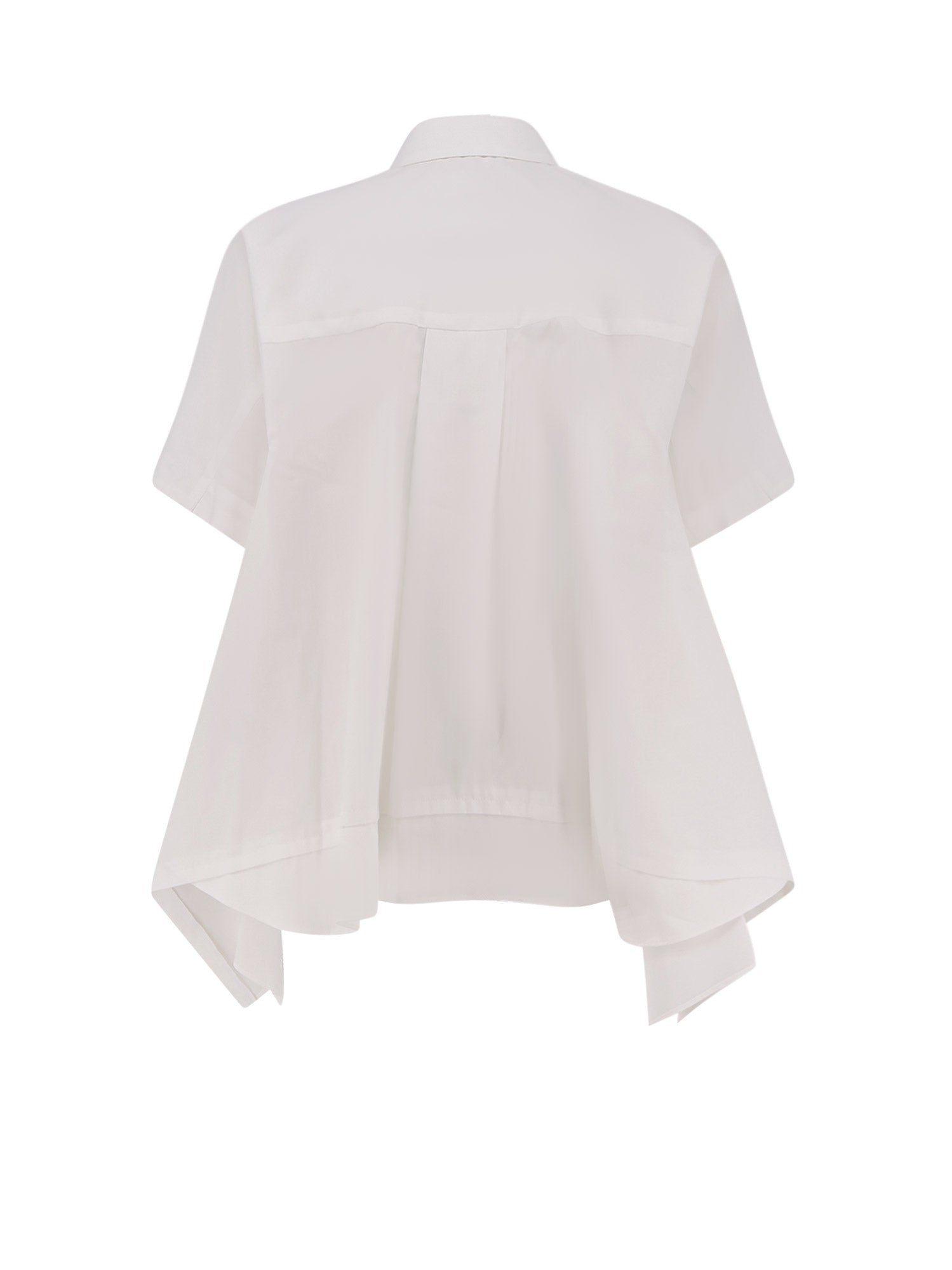 Sacai Shirts Beige Poliestere
