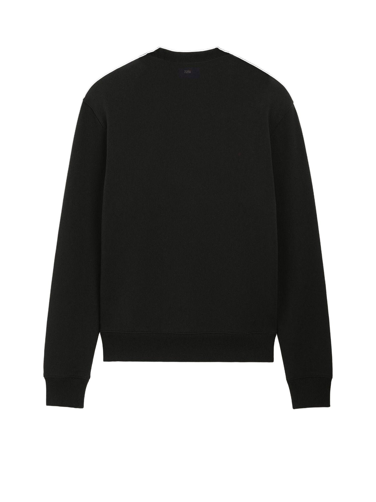 Ami Paris Sweaters Black Cotone