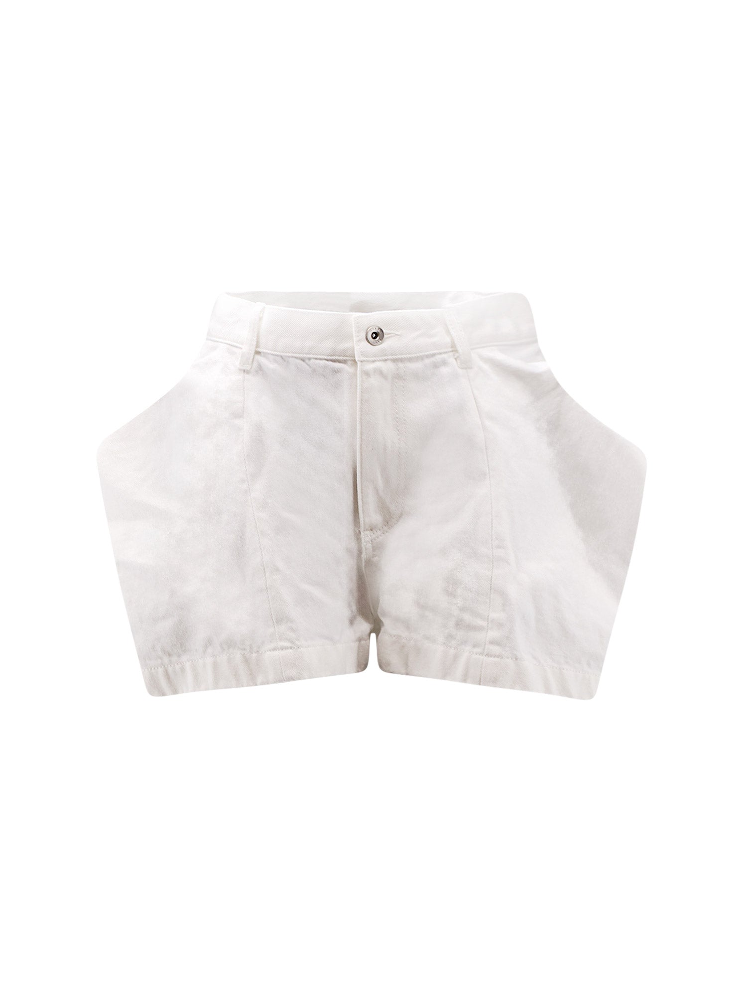 Sacai Shorts Beige Cotone