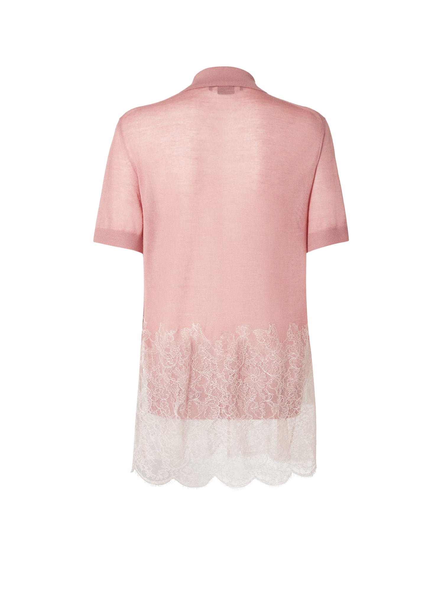 Fendi T-shirts and Polos Blush-25 Cashmere Seta Poliammide