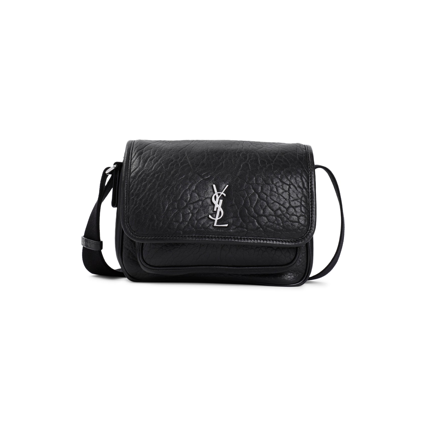 Niki S Messanger Bag Black Leather