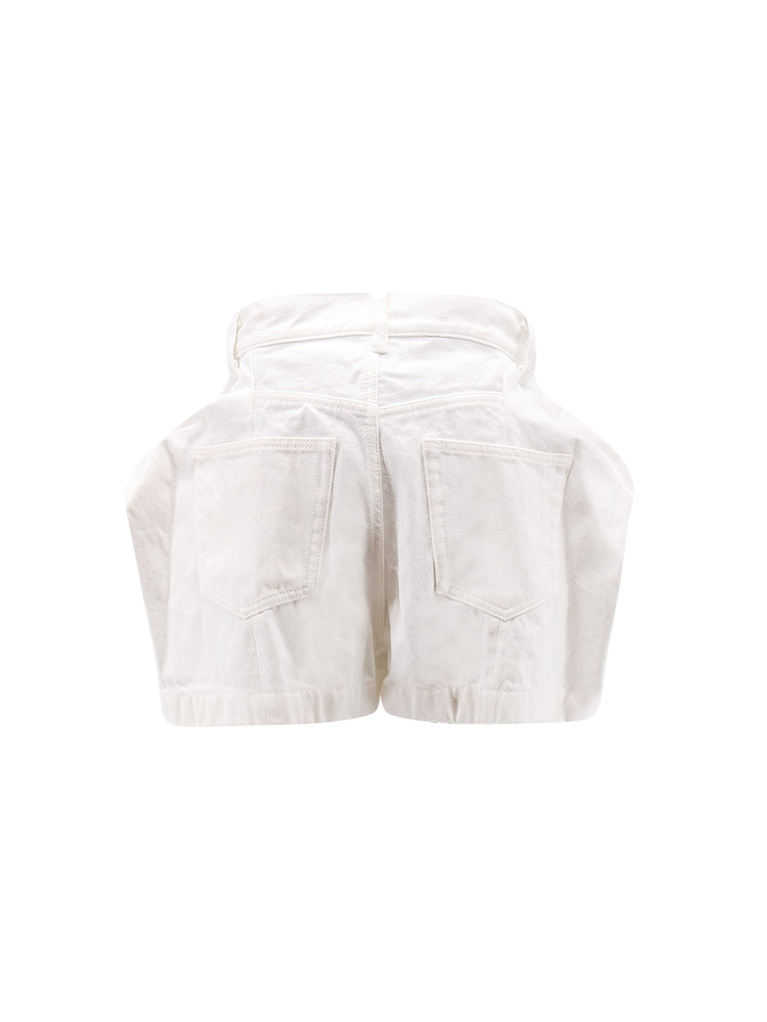 Sacai Shorts Beige Cotone