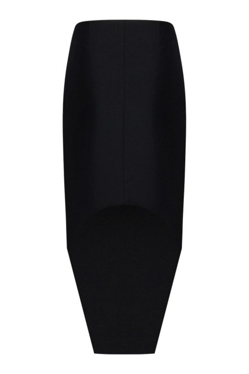 Givenchy Front Kick Skirt_black Black Clothing