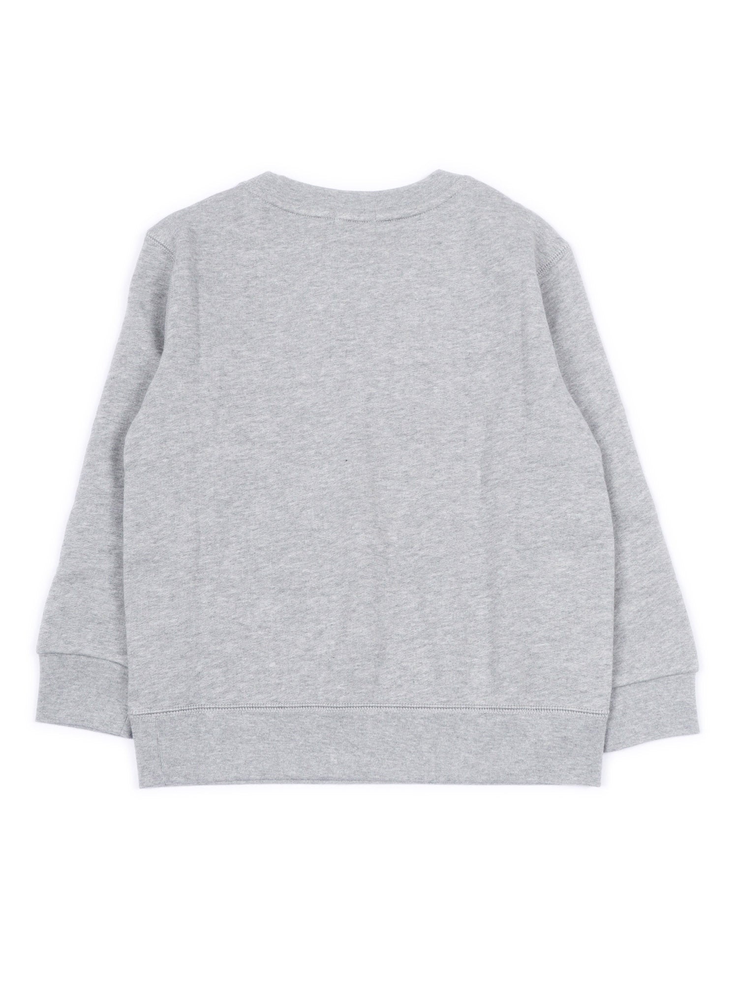 Ls Cn-Tops-Knit Grey Cotton Polyester Top
