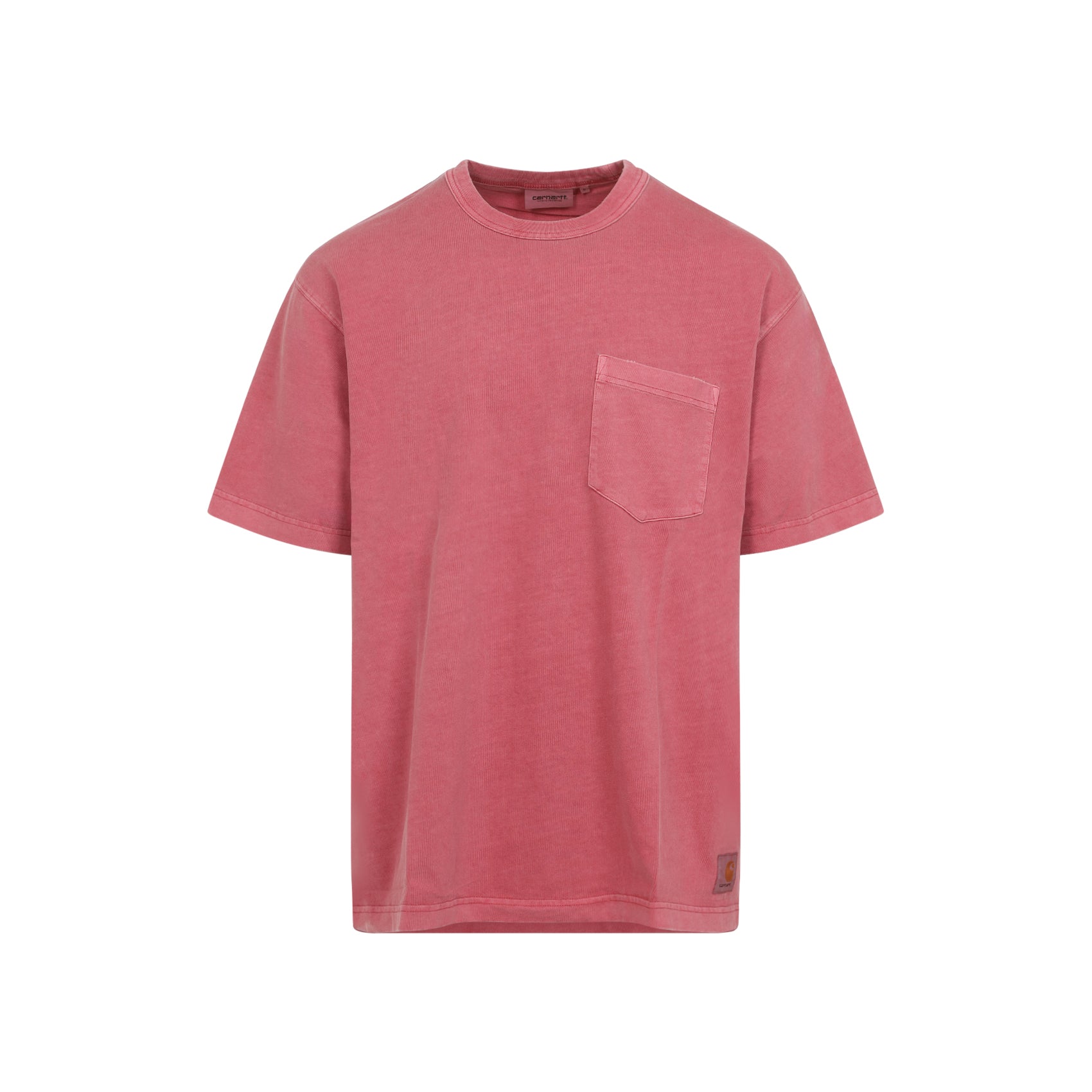 S-s Torion Pocket T-shirt Red Cotton Tshirt