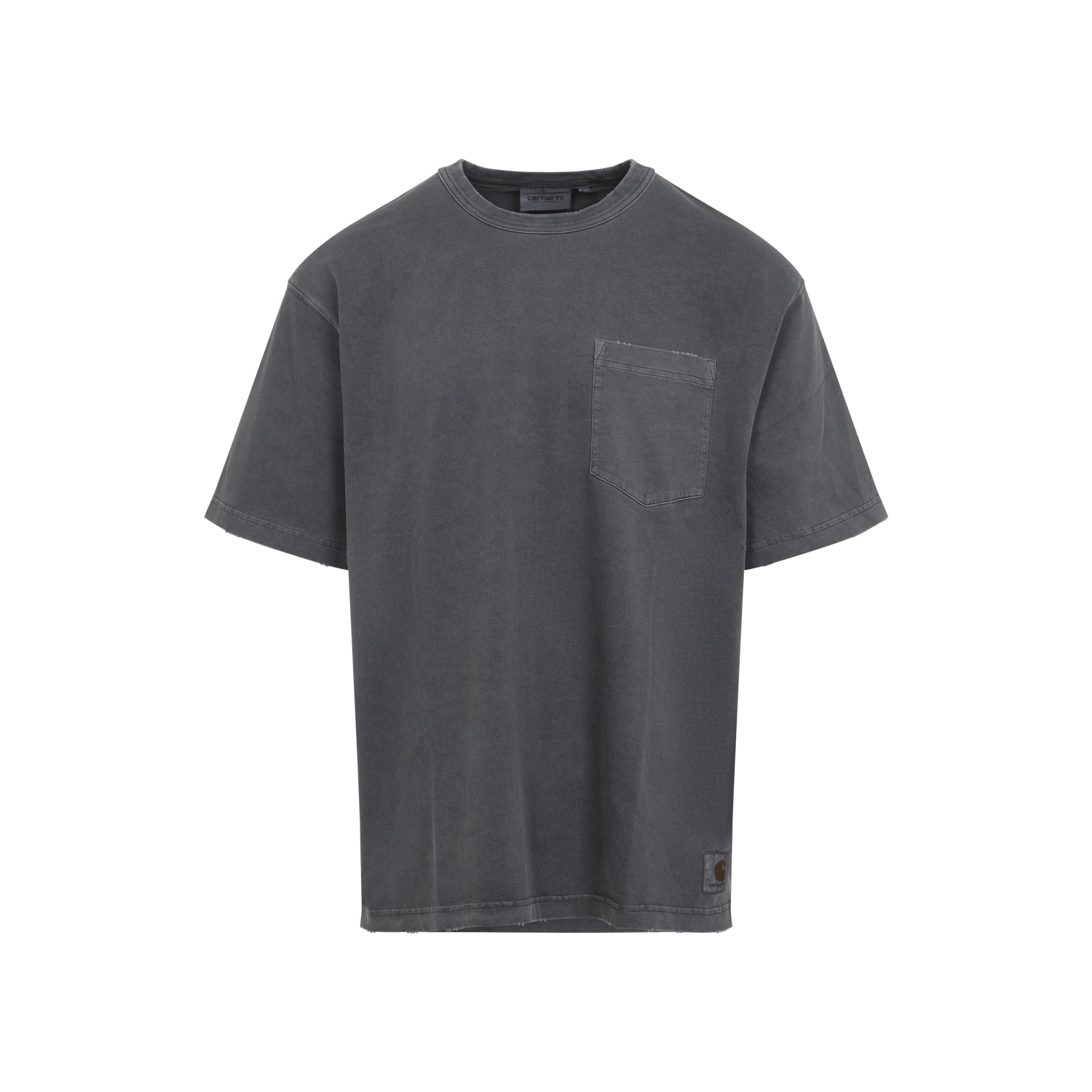 S-s Torion Pocket T-shirt Grey Cotton Tshirt