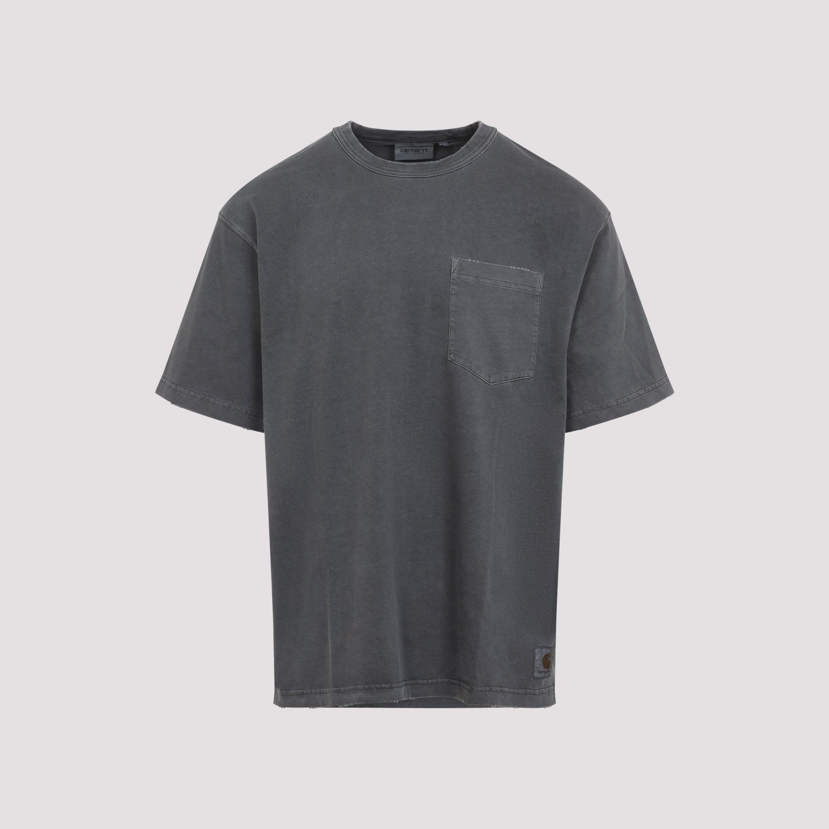 S-s Torion Pocket T-shirt Grey Cotton Tshirt