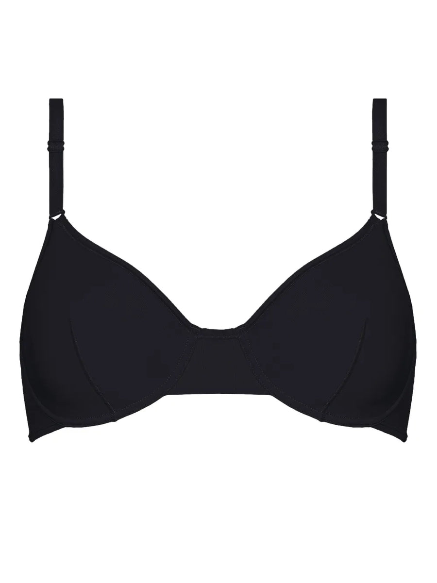 Eres Polyamide 84% bra in black