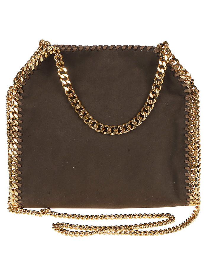 Mini Tote Alter Suede Brown Polyester Borsa