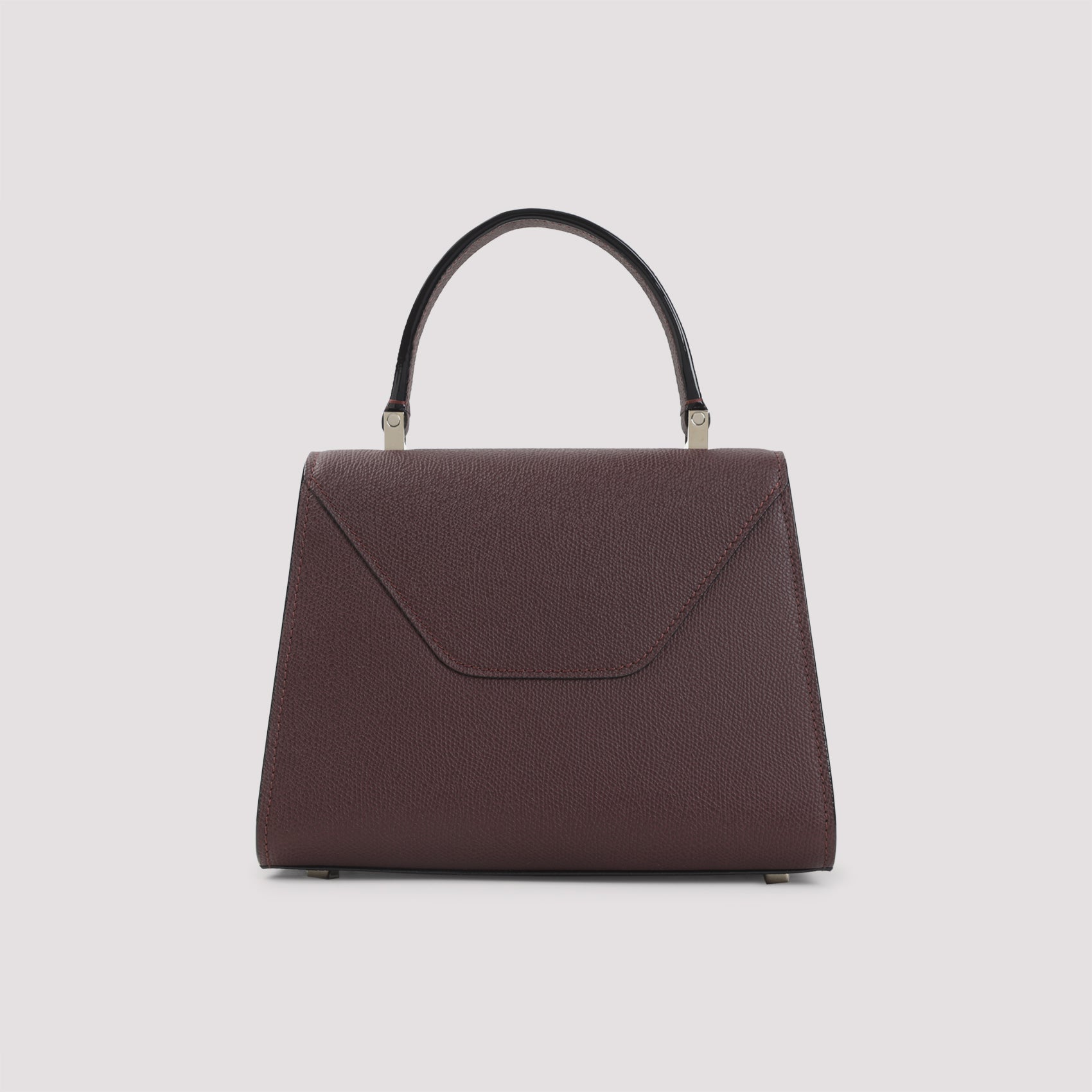 Iside Top Handle Mini Bag Red Calf Leather