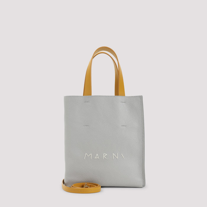 Museo Soft Mini Handbag Blue Calf Leather Bag