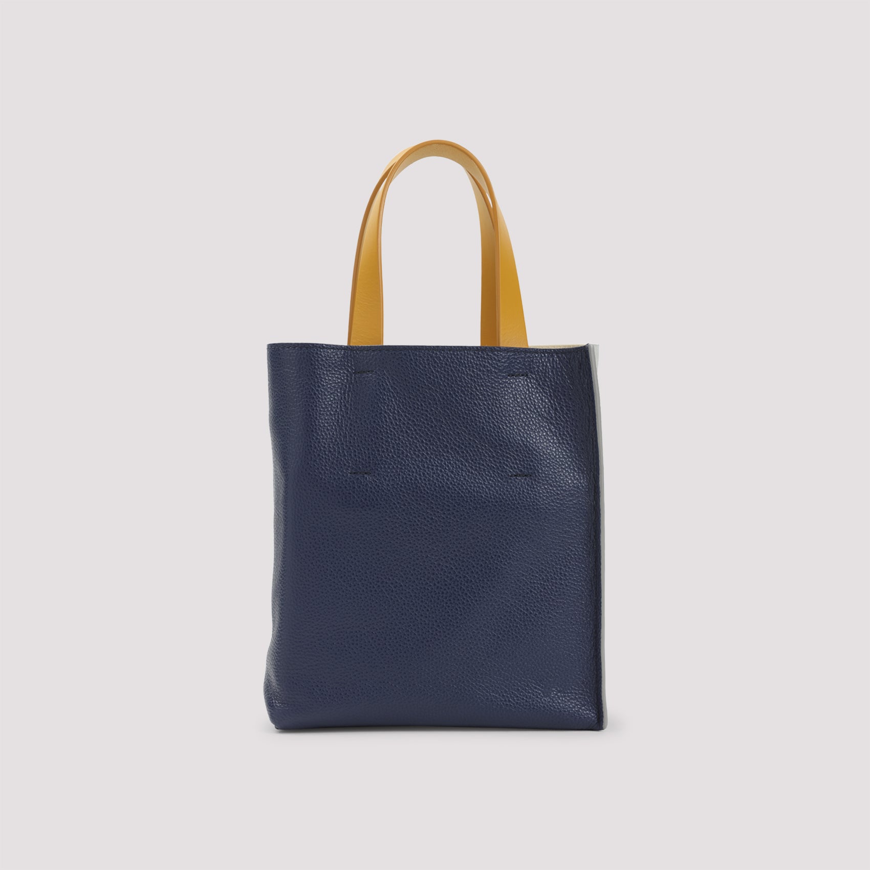 Museo Soft Mini Handbag Blue Calf Leather Bag