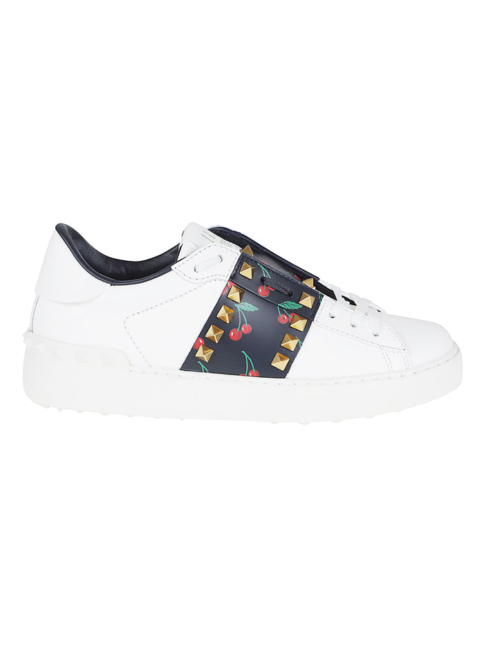 Sneaker Rockstud Untitled White Calf Leather - Bos Taurus Calzature